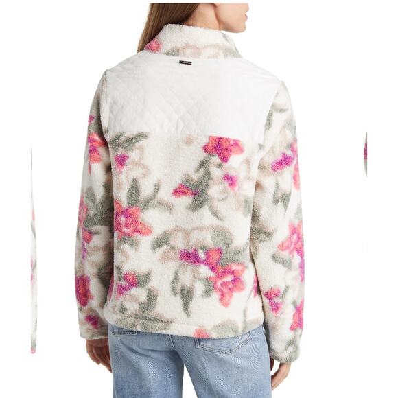 Tommy Bahama Fleece Beachway Blooms 1/4 Snap Pullover Jacket XS NEW $168 - Picture 6 of 8